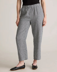 Quince Linen Gingham Pants (S)