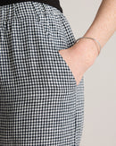 Quince Linen Gingham Pants (S)