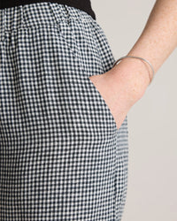 Quince Linen Gingham Pants (S)