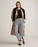 Quince Linen Gingham Pants (S)