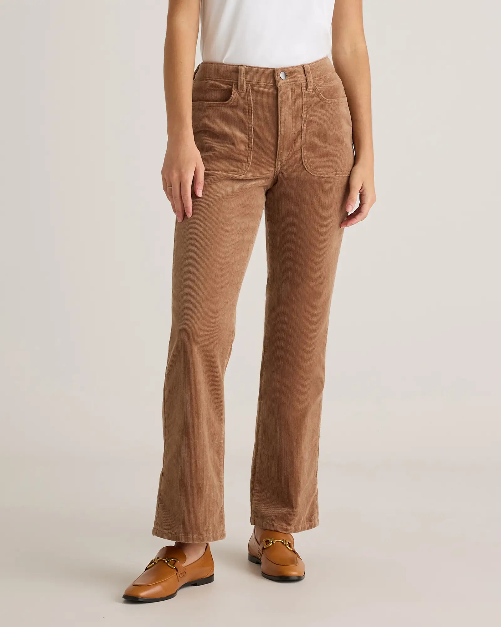 Quince Warm Brown Corduroy Pants (16)