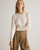 Quince Cashmere Crewneck Sweater (L)