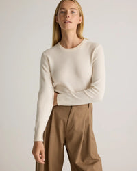 Quince Cashmere Crewneck Sweater (L)