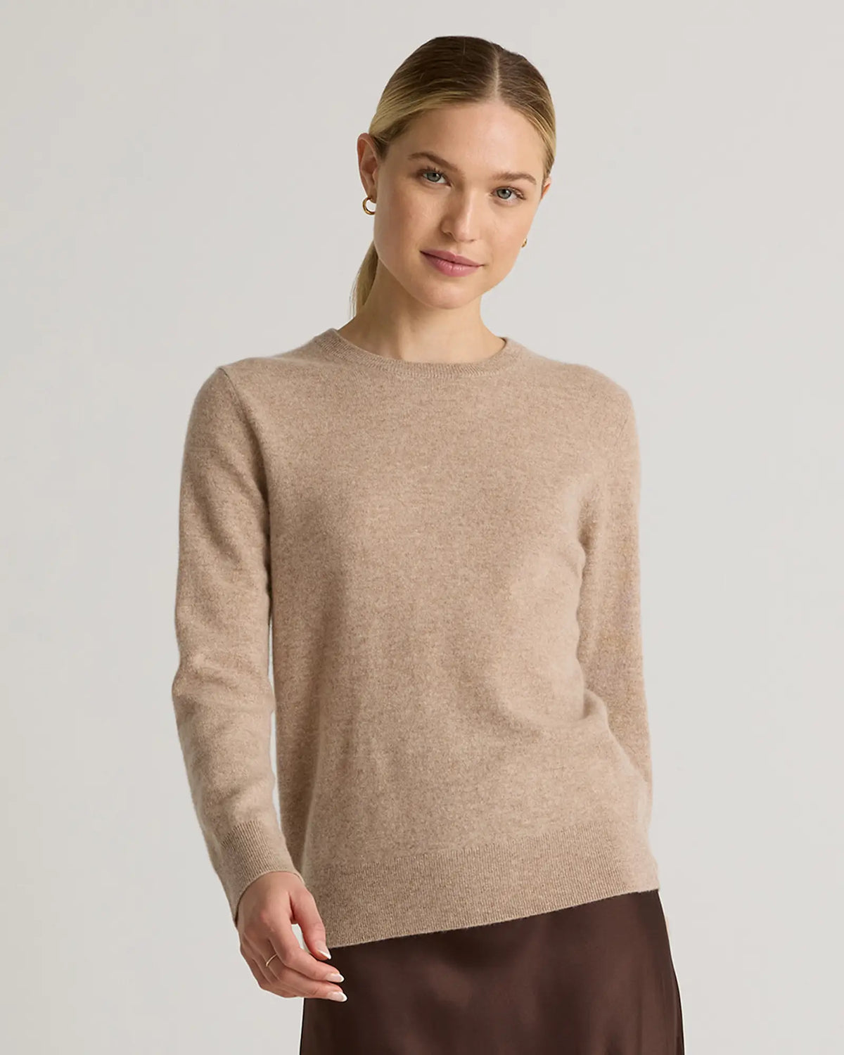 Quince Cashmere Crewneck Sweater (L)