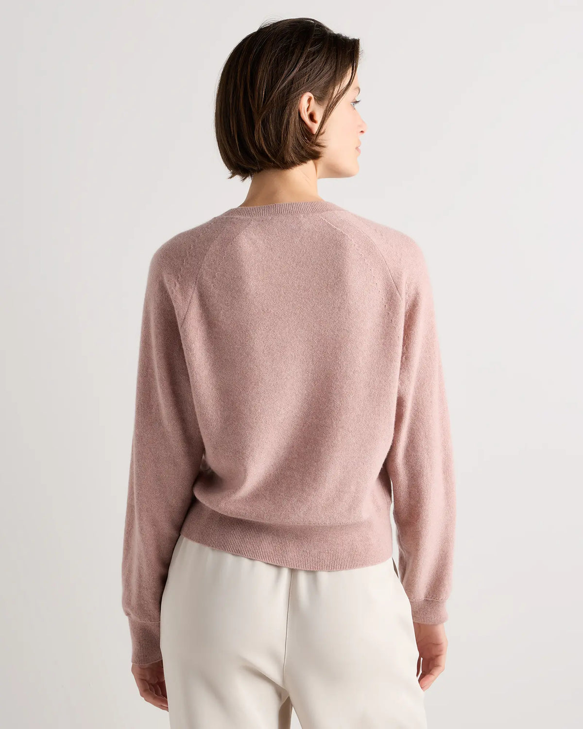 Quince Cashmere Henley Sweater (L)