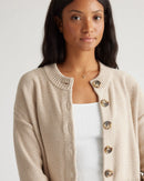 Quince Organic Cotton Cardigan (L)