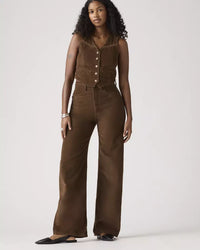 Levi's Brown Ribcage Wide Leg Jeans (29)
