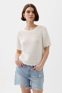Gap Cotton Crochet Top (L)