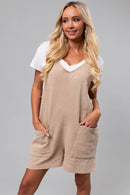 NEW Neutral Comfy Romper (M)