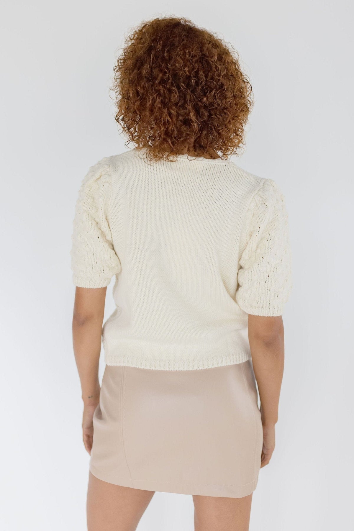Heartloom Chunky Short Sleeve Sweater (S)