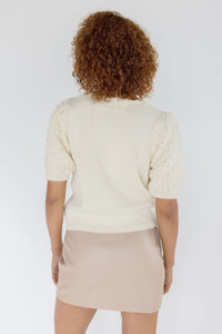 Heartloom Chunky Short Sleeve Sweater (S)