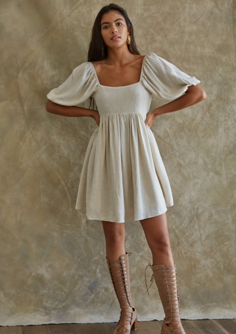 By Together Puff Sleeve Dress (M)