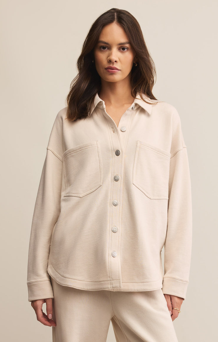 Z Supply Cotton Shirt Jacket (S)