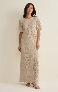 NEW Z Supply Crochet Maxi Skirt (S)