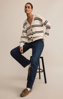 Z Supply Striped Cotton Cardigan (XS)