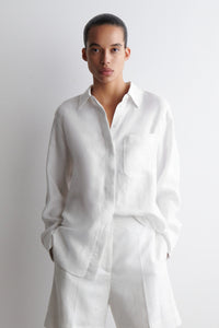 COS Oversized Linen Button Up (XL)