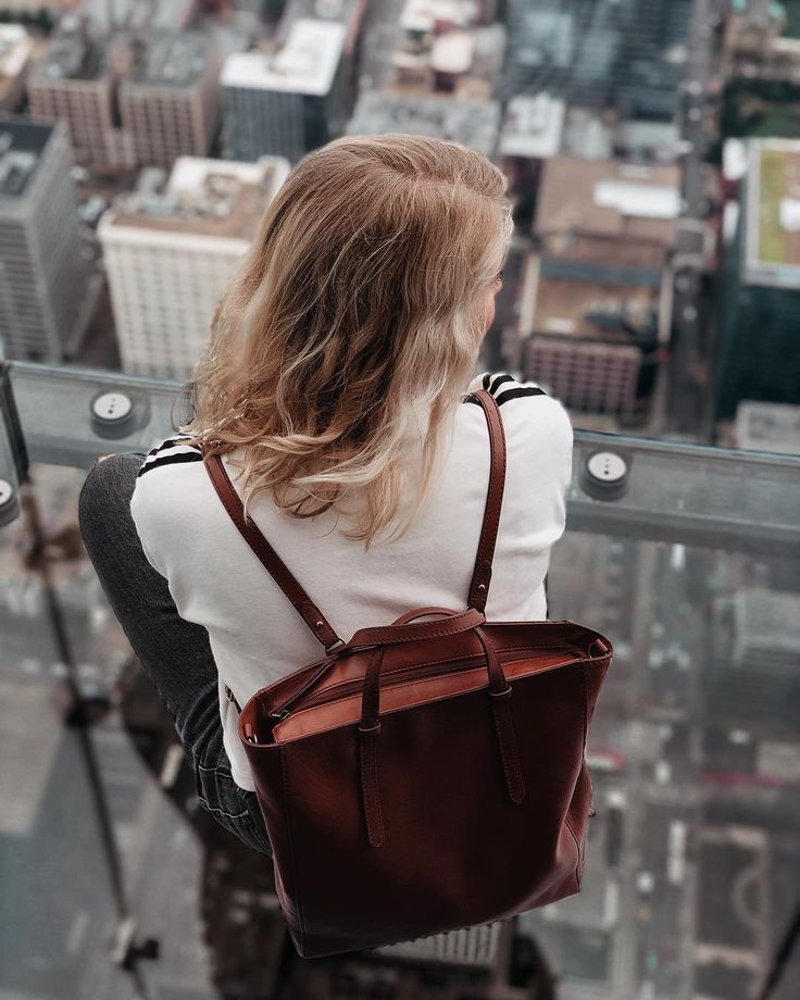 Fossil Leather Convertible Bag