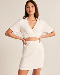 NEW Abercrombie Linen Blend Cutout Dress (XLT)