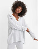 Aerie Cotton Henley Sweater (S)