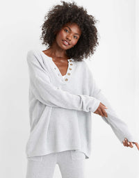 Aerie Cotton Henley Sweater (S)
