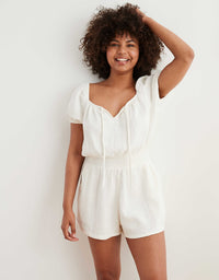 Aerie Cotton Gauze Romper (M)