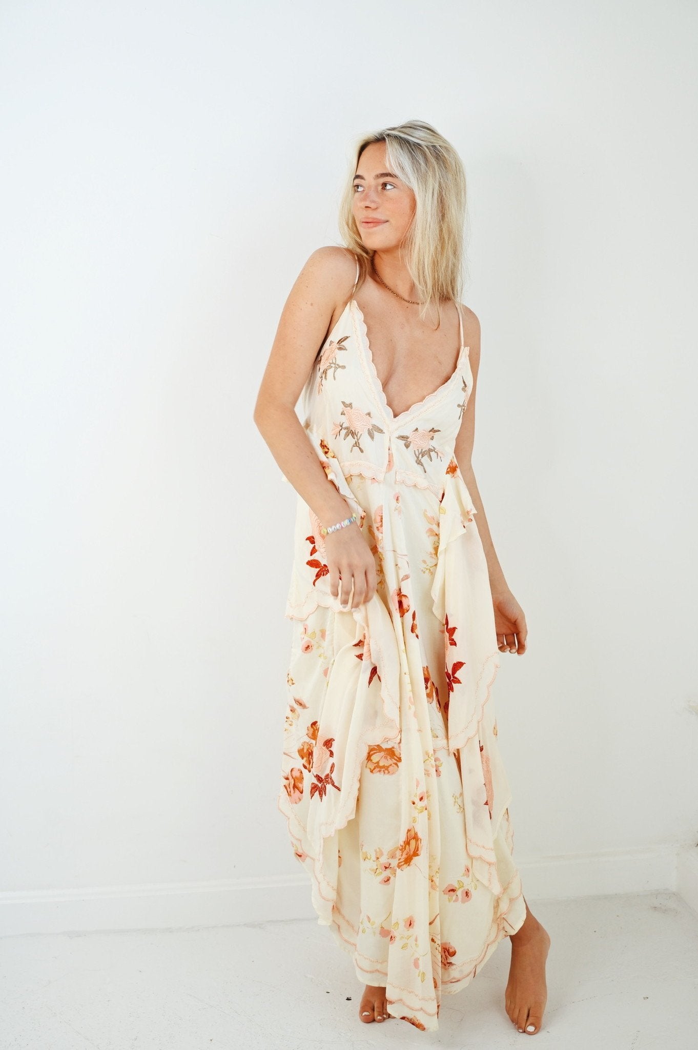 Free People Embroidered Dress (XS)