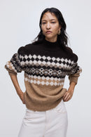 NEW Fairisle Turtleneck Sweater (S)