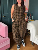 Checkered Matching Set (L/XL)