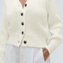 Everlane Textured Cotton Blend Cardigan (M)