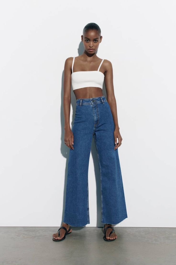 Zara Wide Leg Jeans (6)