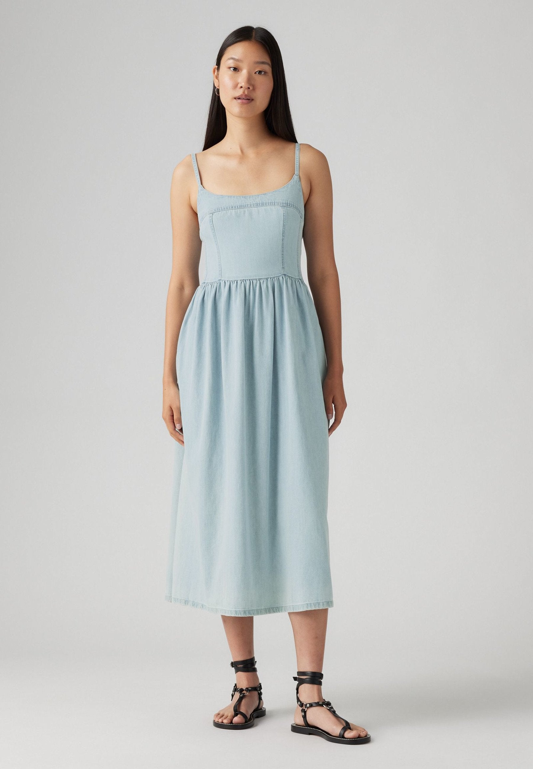 Levi's Denim Midi Dress (L)