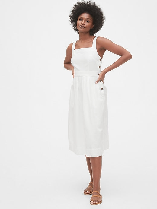 NEW Gap Linen Cotton Midi Dress (6)