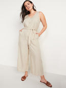 Cream Wide Leg Jumpsuit (MT)