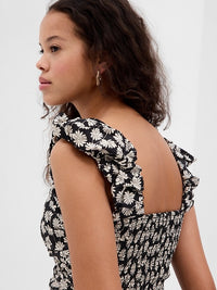 NEW Gap Floral Smocked Top (XS)