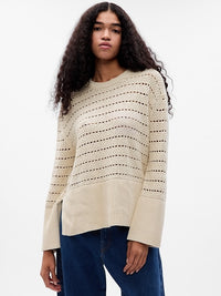 Gap Crochet Cotton Sweater (M)