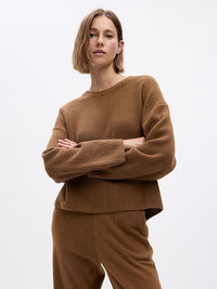 Gap Cocoa Brown Knit Sweater (L)
