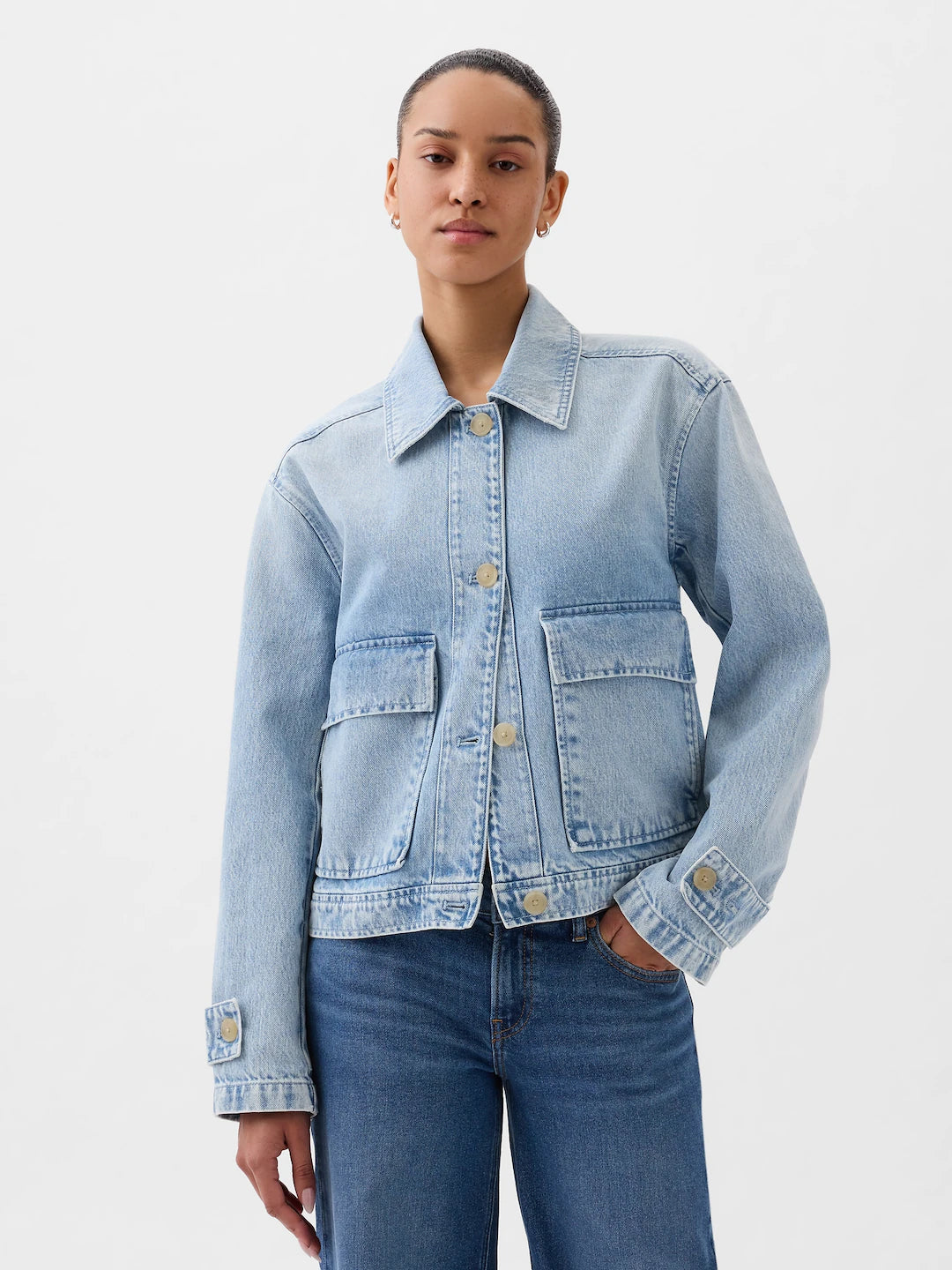 Gap Light Wash Denim Jacket (M)