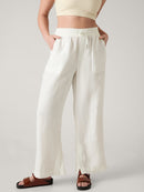 NEW Athleta Wide Leg Linen Pants (1X)