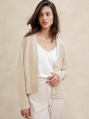 Banana Republic Neutral Cardigan (XL)