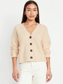 Cozy Ribbed Knit Cardigan (XL)