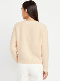 Cozy Ribbed Knit Cardigan (XL)