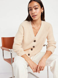 Cozy Ribbed Knit Cardigan (XL)