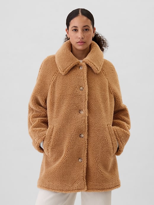 Gap Camel Sherpa Coat (XXL)