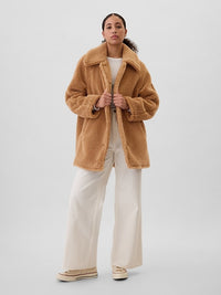 Gap Camel Sherpa Coat (XXL)