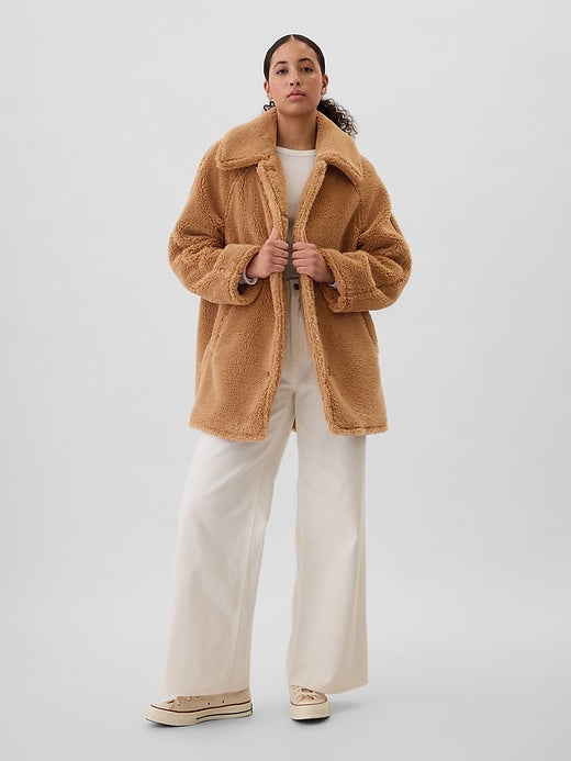 Gap Camel Sherpa Coat (XXL)