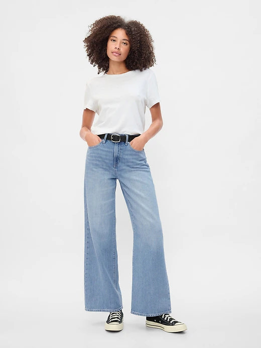 Gap High Rise Wide Leg Jeans (8/29)