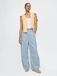 Gap Striped Horseshoe Easy Jeans (XS)