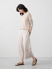 Banana Republic Linen Blend Wide Leg Pants (M)