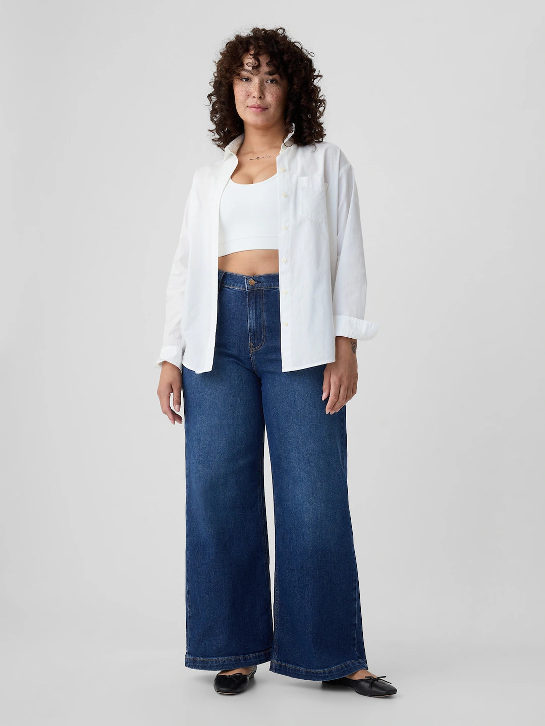 Gap Relaxed Wide Leg Jeans (29/8 tall)