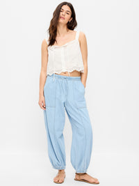 NEW Drawstring Balloon Jeans (M)